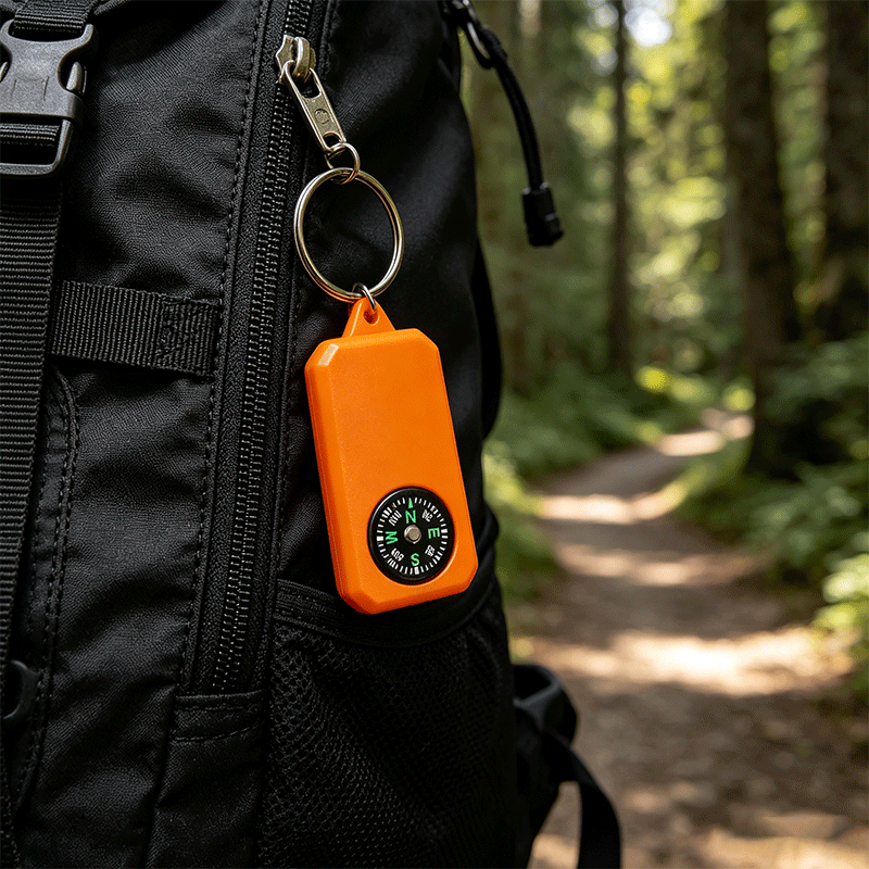 Compass Keychain