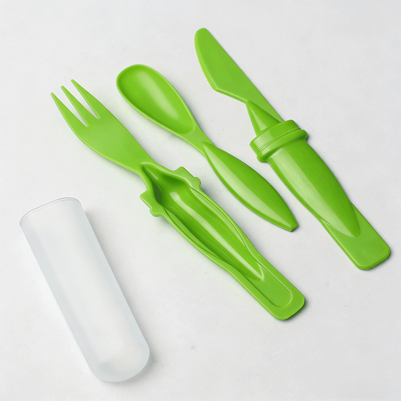 3-in-1 Plastic Knife Fork Spoon