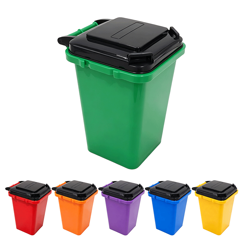 Square Flip Lid Storage Bucket