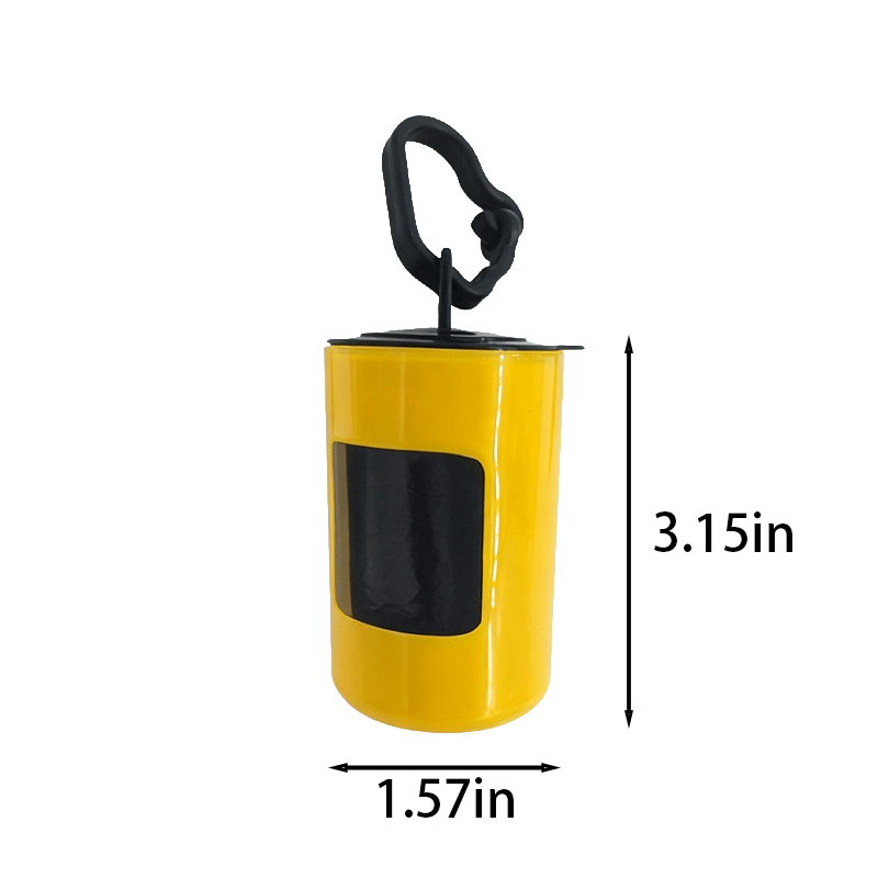 Trash can shaped pet poop dispenser