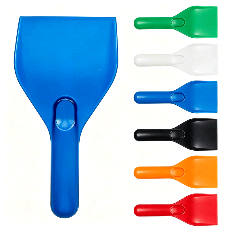 Plastic snow shovel