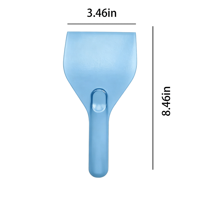 Plastic snow shovel