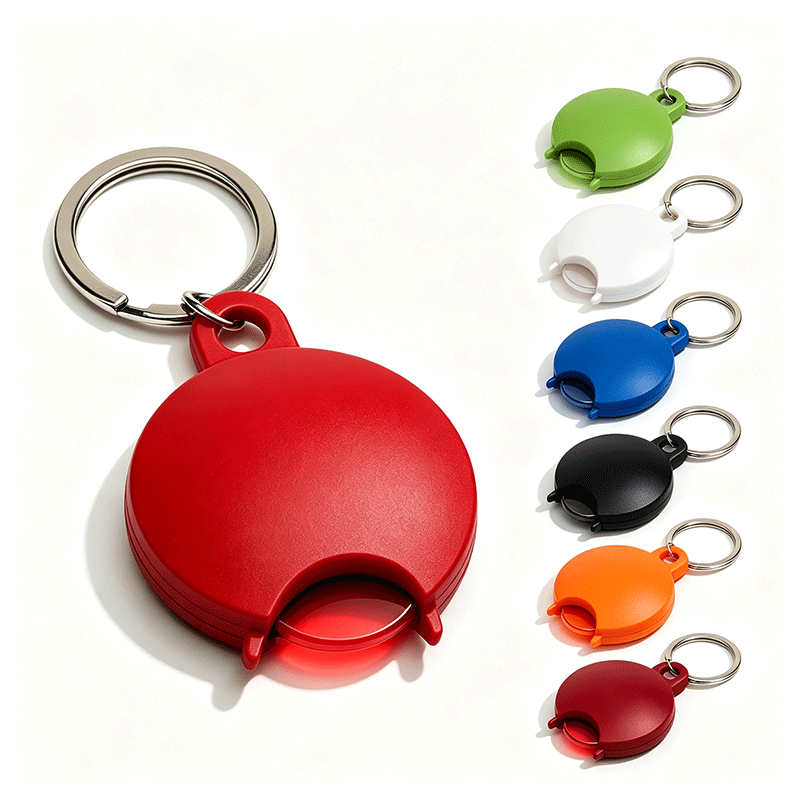 Euro Coin Keychain Holder