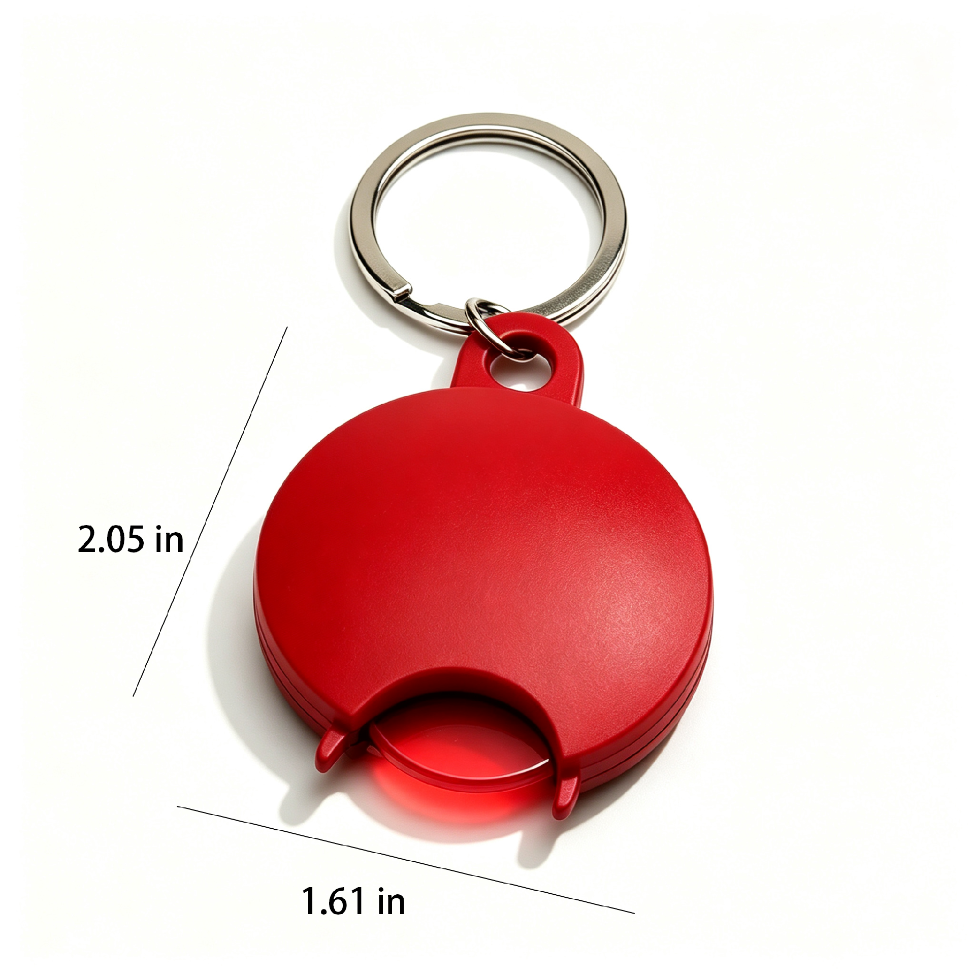 Euro Coin Keychain Holder