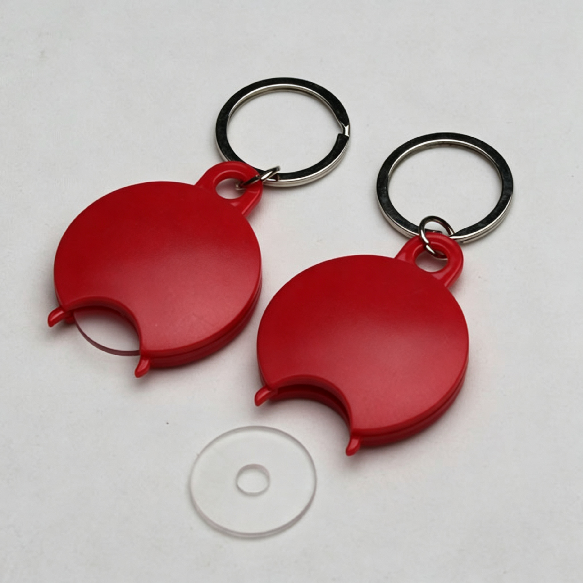Euro Coin Keychain Holder