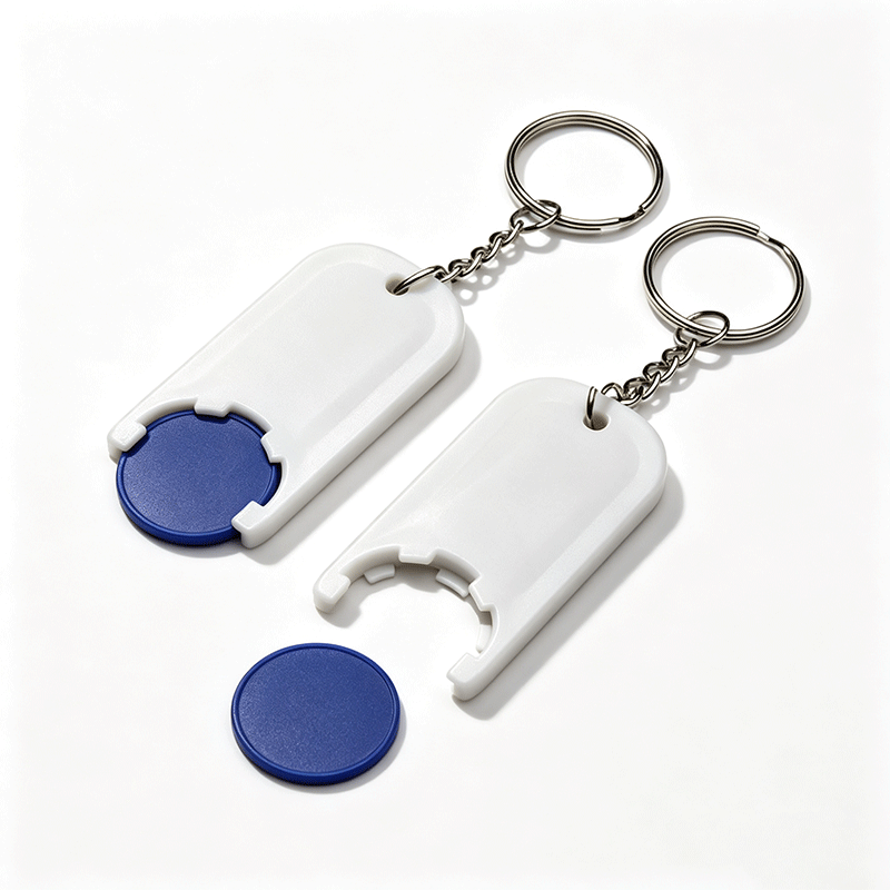 Euro Coin Keychain Holder