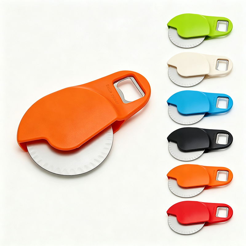 Multifunctional Pizza Wheel with Bottle Opener