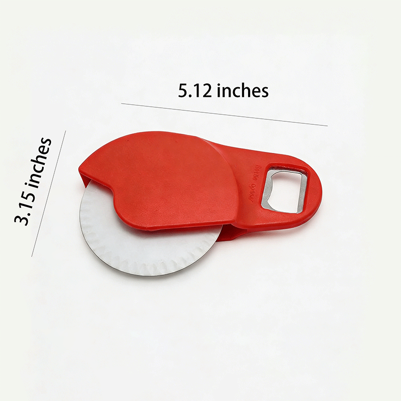 Multifunctional Pizza Wheel with Bottle Opener