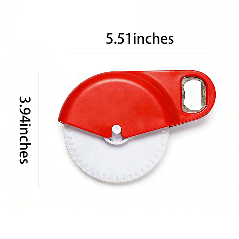 2-in-1 Pizza Cutter with Bottle Opener