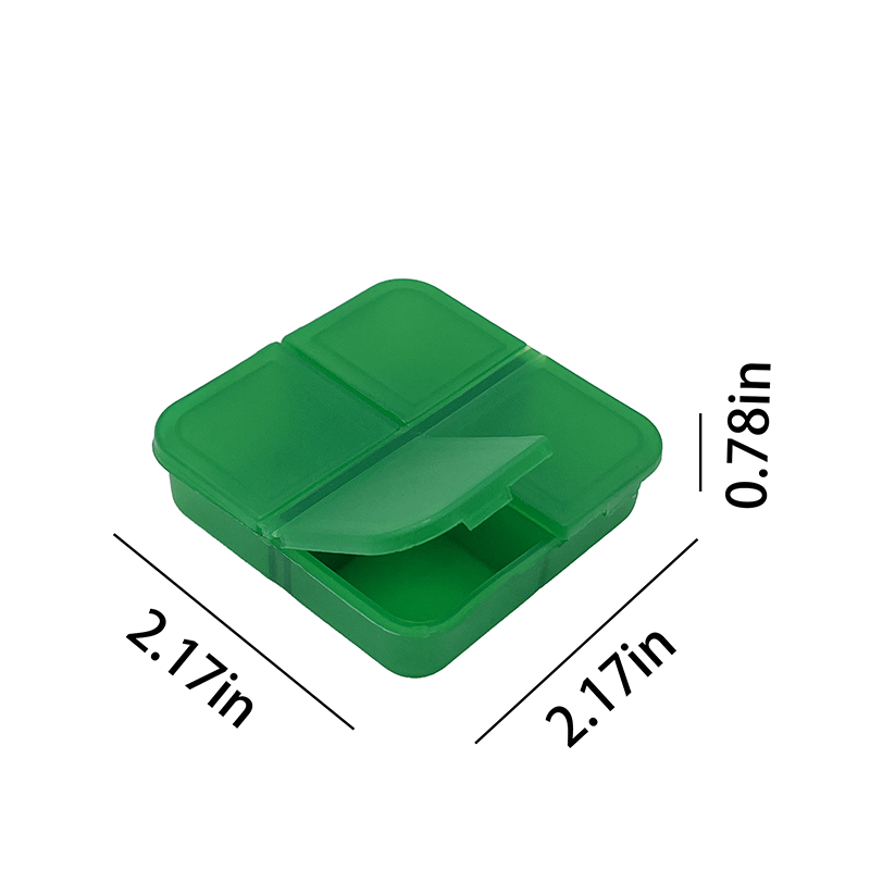 4-grid pill box