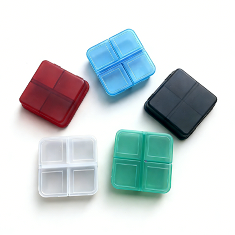 4-grid pill box