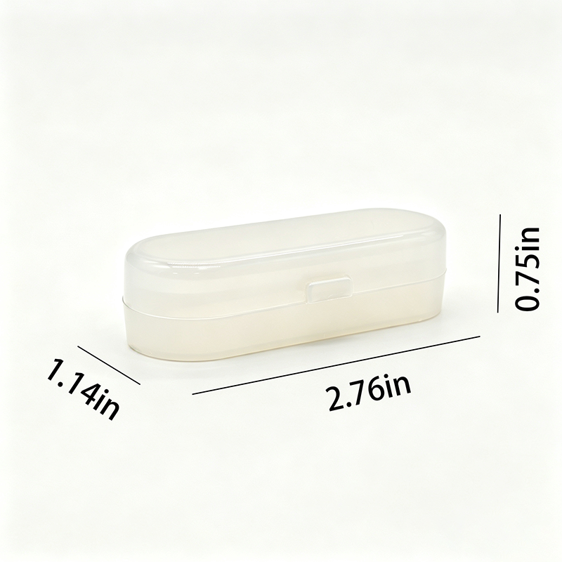 Tall 3-compartment pill box