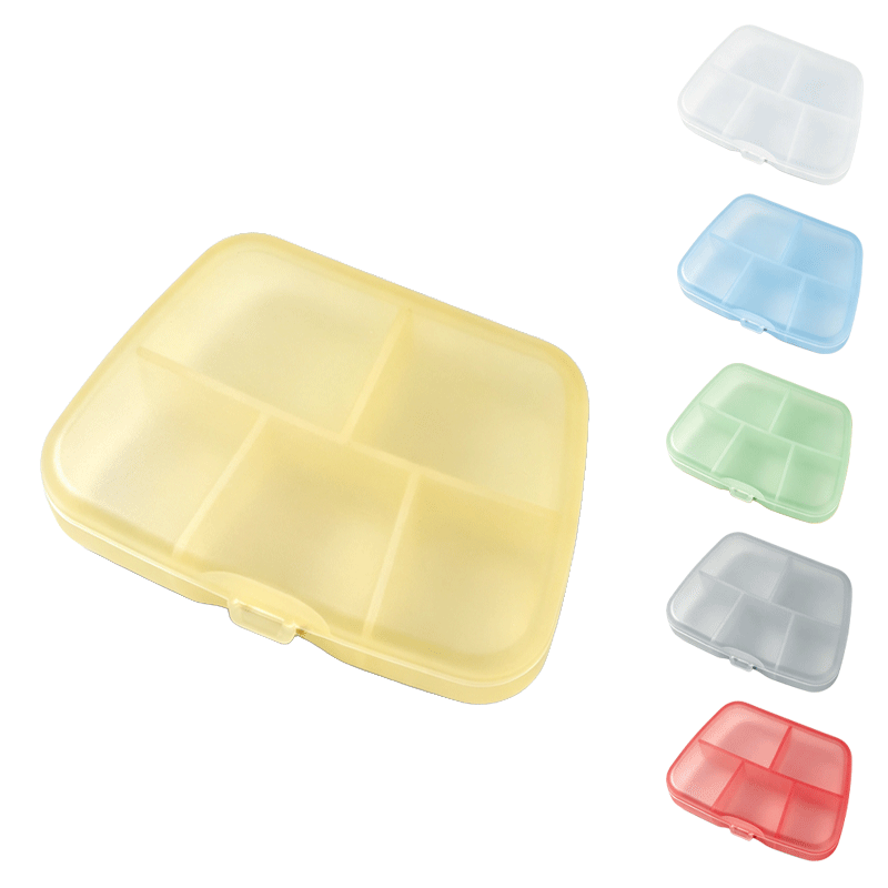 5-compartment pill box