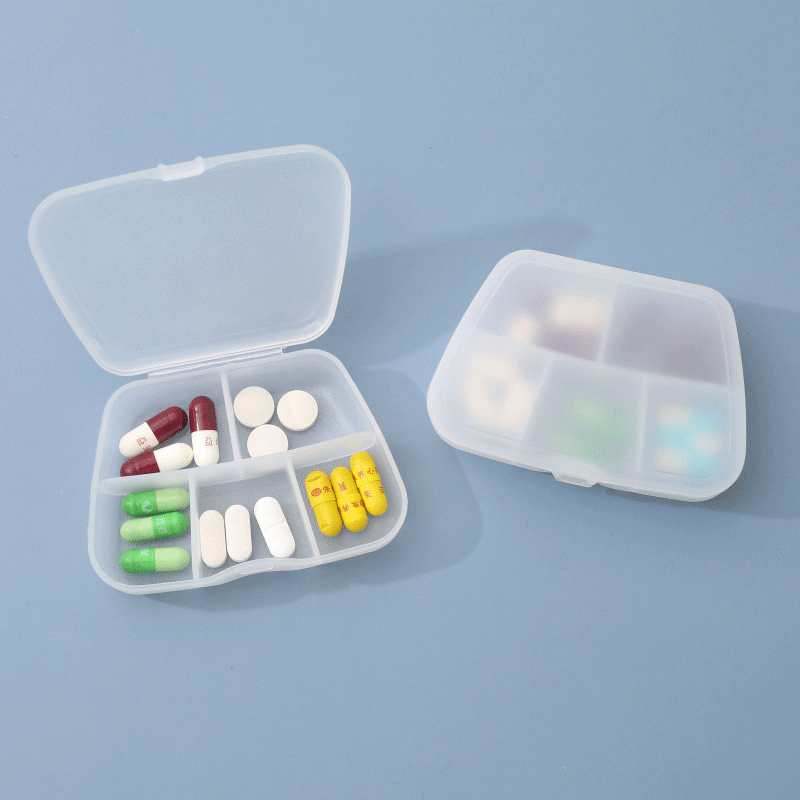 5-compartment pill box