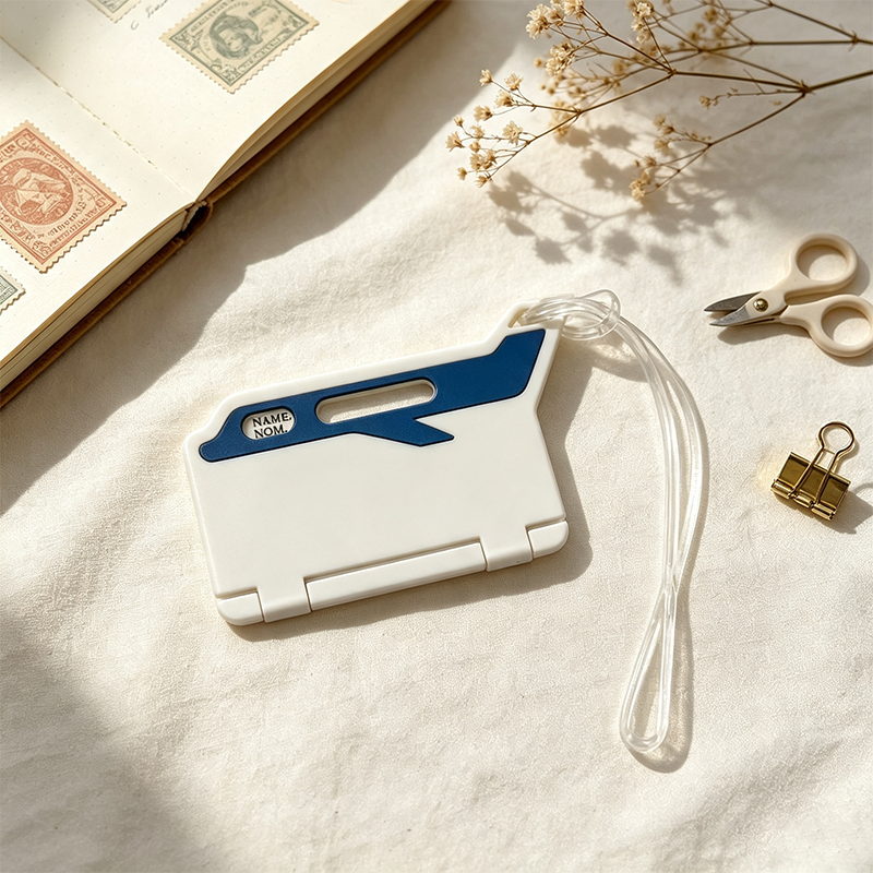 Airplane luggage tag