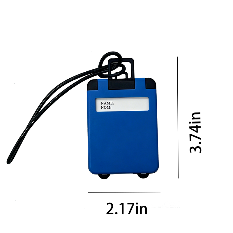 Box-style luggage tag