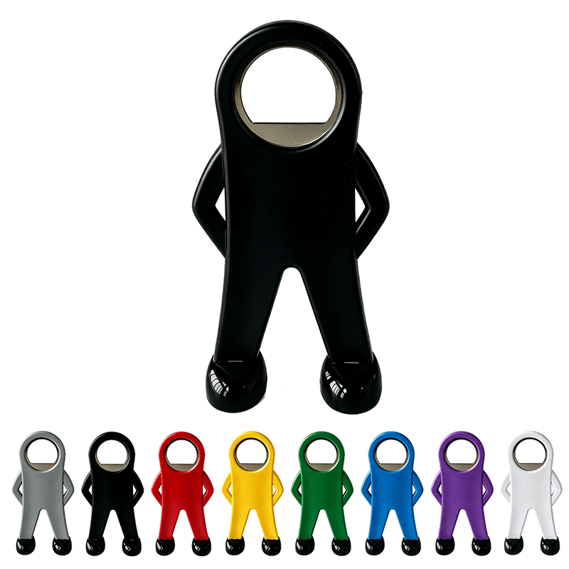 Standing human figurine bottle opener