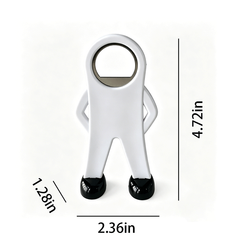 Standing human figurine bottle opener