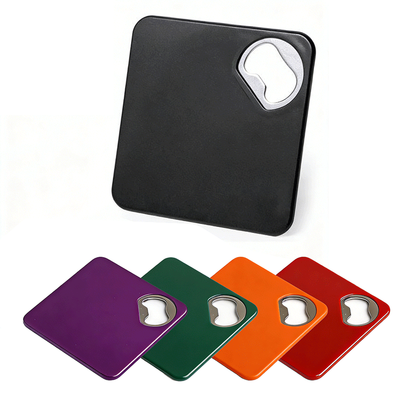 Square Coaster Bottle Opener