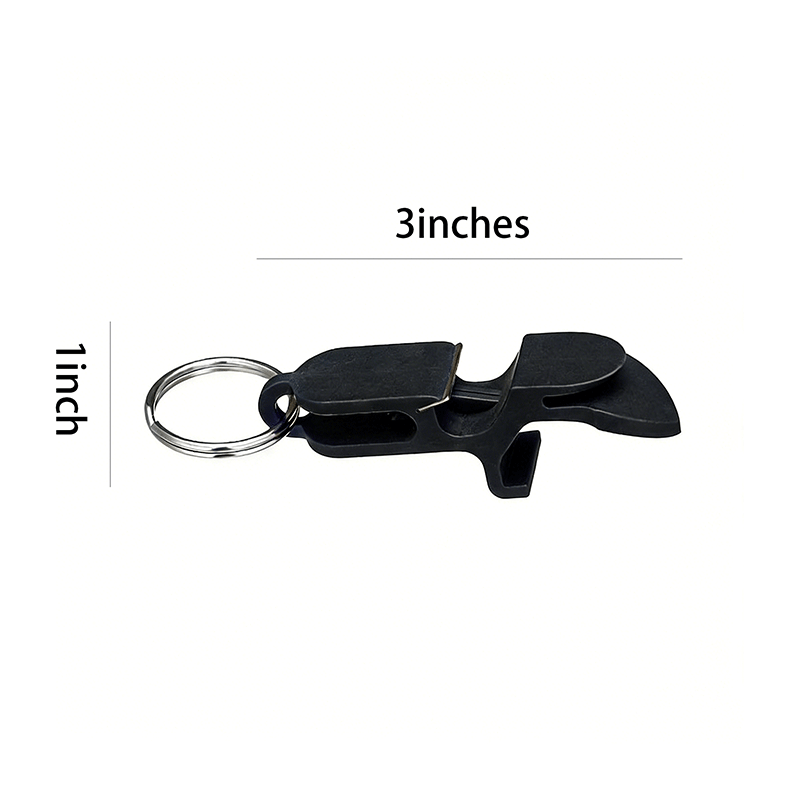 Beer Shotgun Tool Bottle Opener Keychain