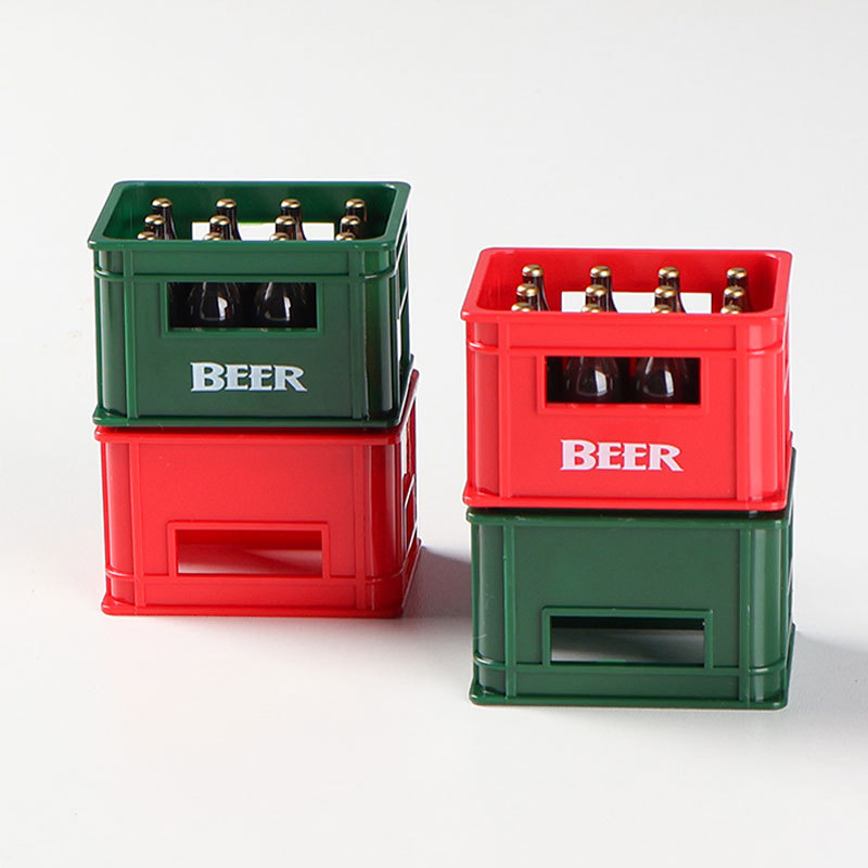 Mini Beer Crate Bottle Opener Magnet