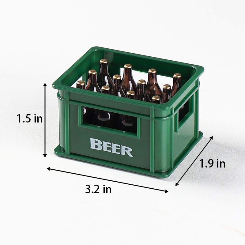 Mini Beer Crate Bottle Opener Magnet