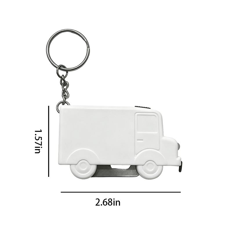 Truck Shaped Bottle Opener Keychain