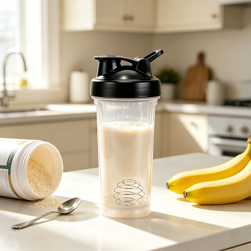 500ml Portable Protein Shaker Bottle
