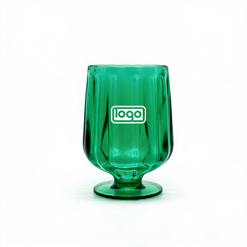 Ribbed Plastic Goblet