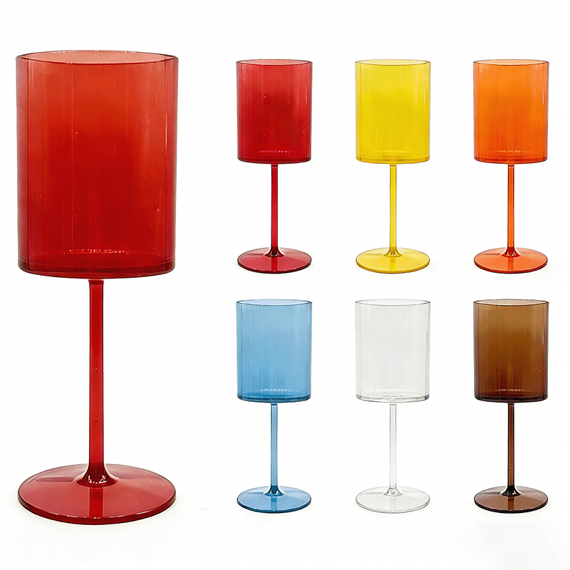 Cylinder Plastic Goblet