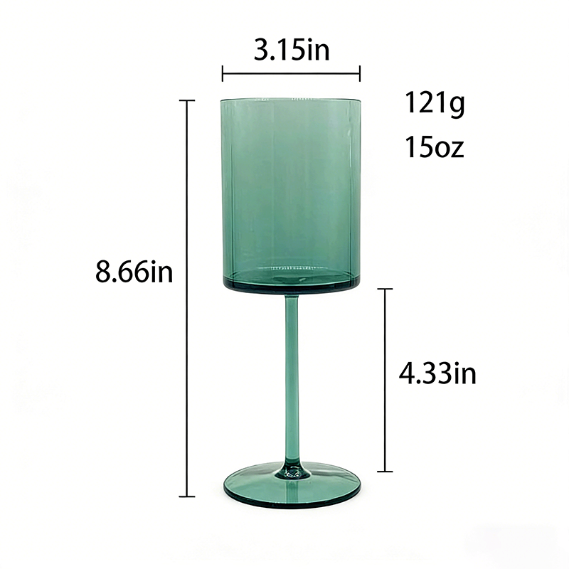 Cylinder Plastic Goblet