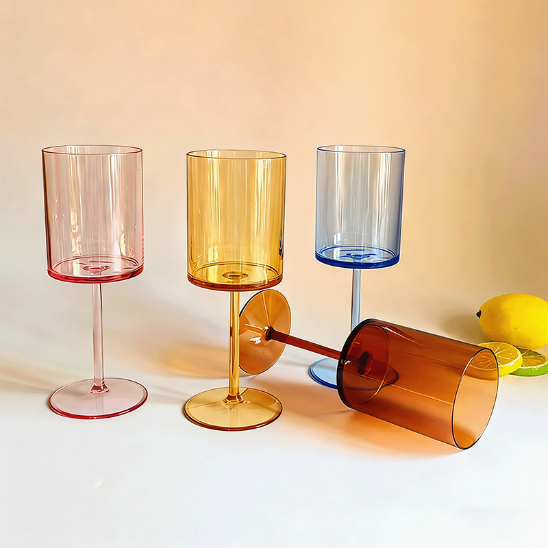 Cylinder Plastic Goblet