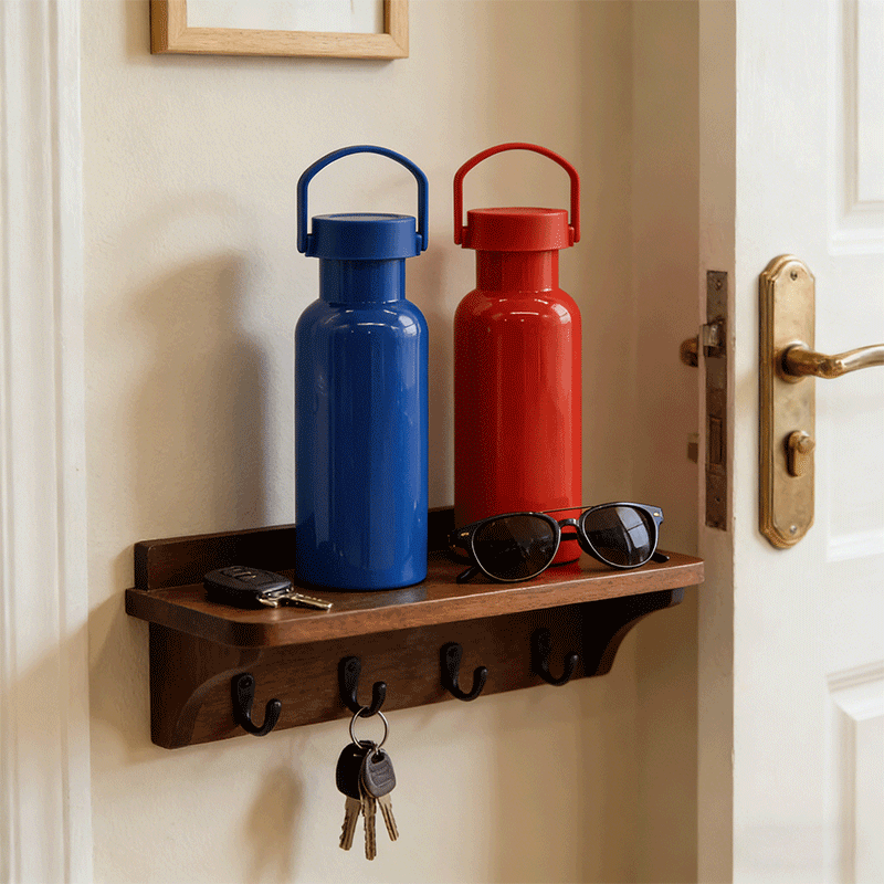 600ml Portable Plastic Bottle With Handle