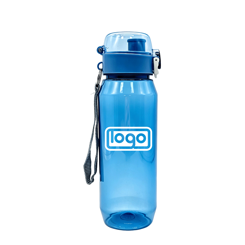 850ml Flip Top Water Bottle With Lanyard